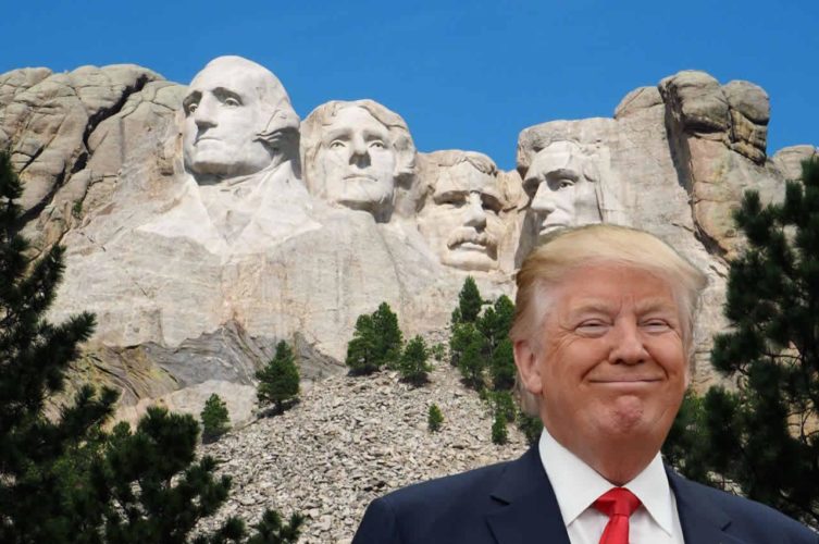 Il Monte Rushmore e Trump