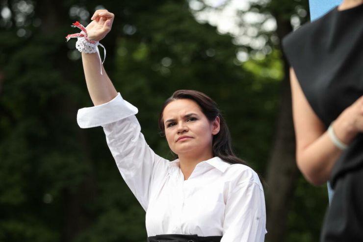 Svetlana Tikhanovskaya Capo Opposizione Bielorussa nel caos