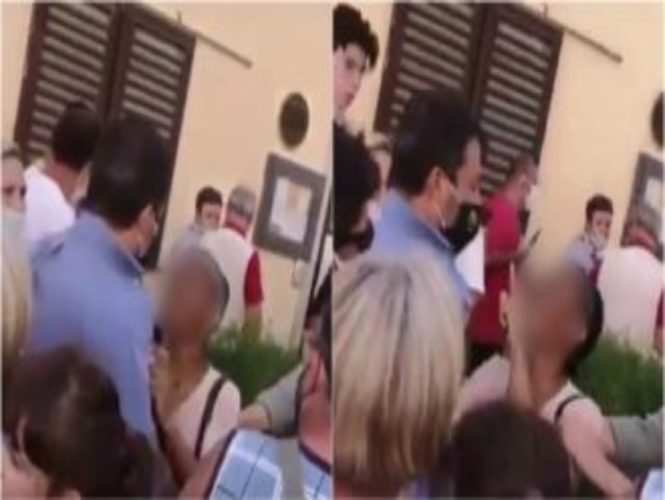 Futuranews - Salvini: aggredito da una donna a Pontassieve Salvini, aggredito, donna