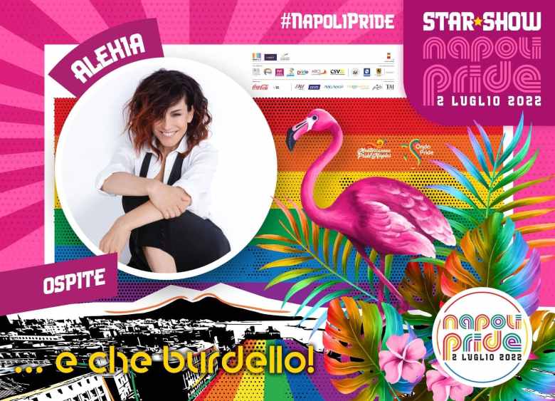 Napoli Pride 2022 Bianca Guaccero Valeria Marini