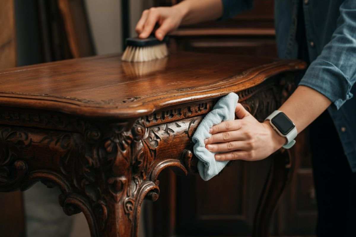 Pulire mobili antichi