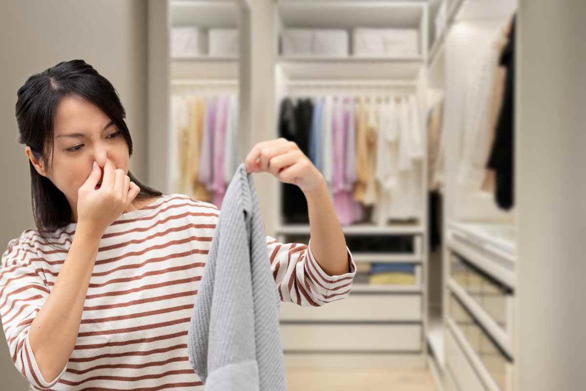 odore muffa vestiti come rimuovere