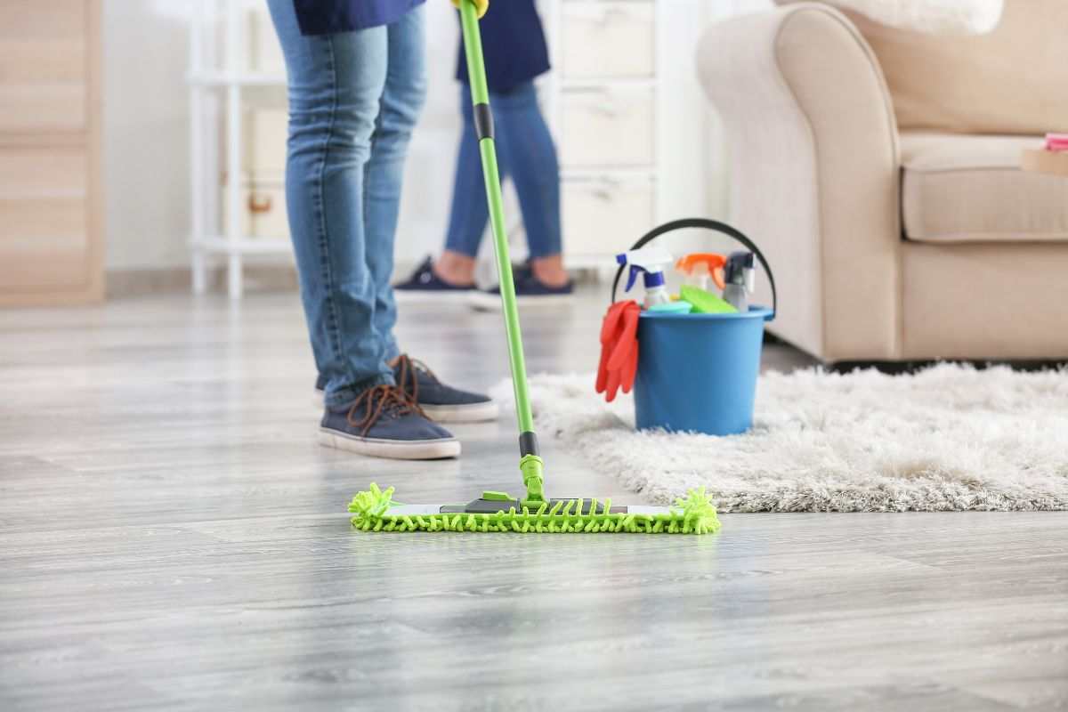 panno polvere pavimenti